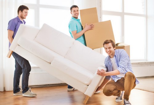 Local man with a van supporting a central London relocation