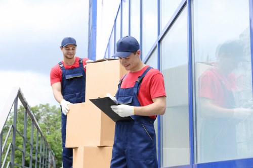 Furniture collection service for a Bloomsbury home with bulky items ready for removal