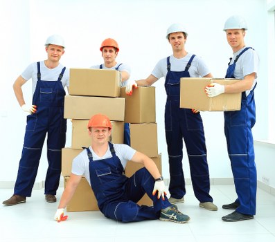 Professional movers handling a Bloomsbury household relocation