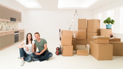 Careful furniture handling during a Bloomsbury home relocation