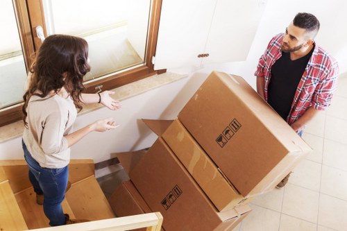Professional packing and loading for a Bloomsbury home move