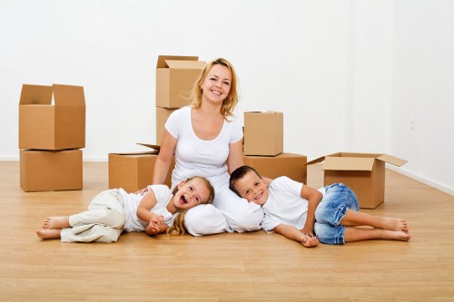 Man with a van service booking and moving terms document