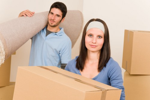 Packing and loading service for a Bloomsbury home move