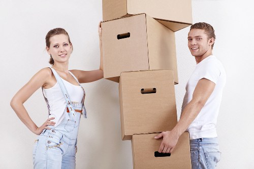 Organised moving supplies for a Bloomsbury home relocation