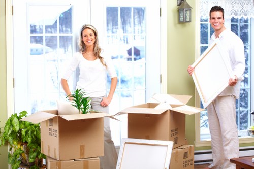 Secure packing materials used for a Bloomsbury move