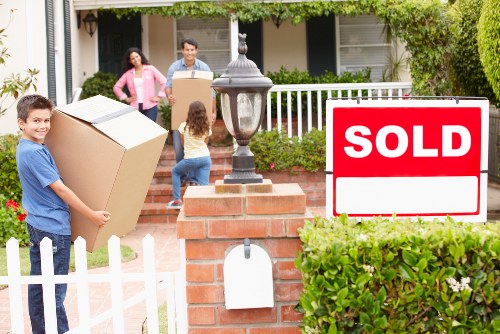Careful handling of belongings by a Bloomsbury van service
